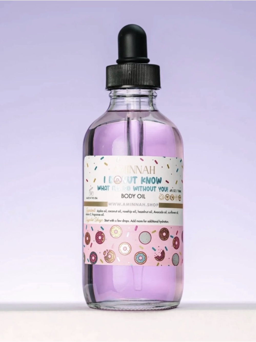 Aminnah I Donut Know What I'd Do Without You! Body Oil- NEW!